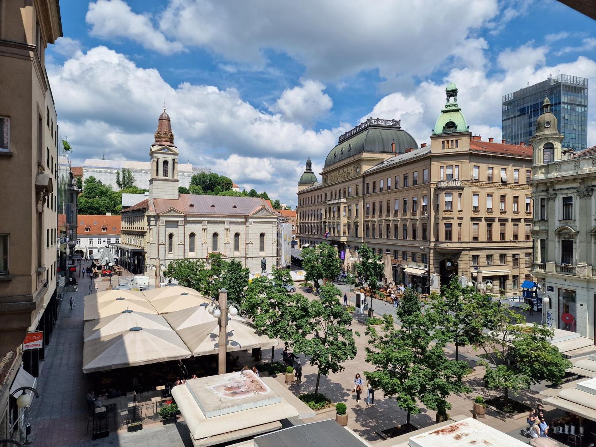 Apartment Exclusive View Cvjetni Trg Zagreb Eksteriør billede