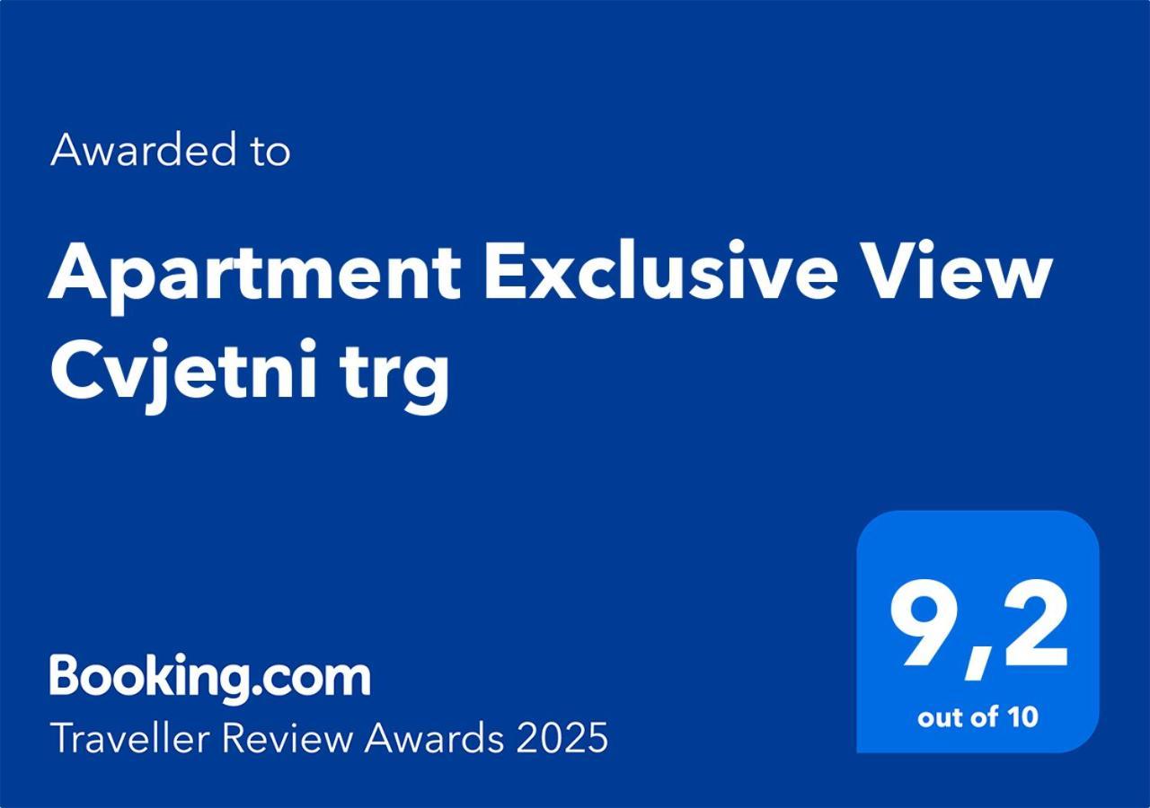 Apartment Exclusive View Cvjetni Trg Zagreb Eksteriør billede